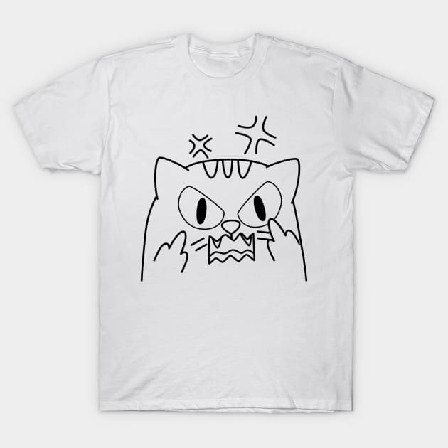 Cat flipping discount off t shirt